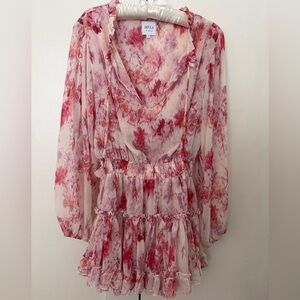Misa NY floral pink mini dress